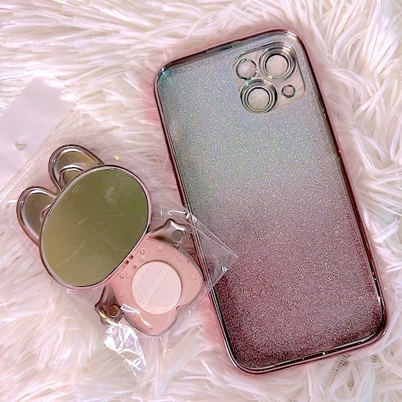 🆕 Sanrio iPhone 15 Protective Hard Case w/Hidden Mirror & Hinged Kickstand - Picture 6 of 14